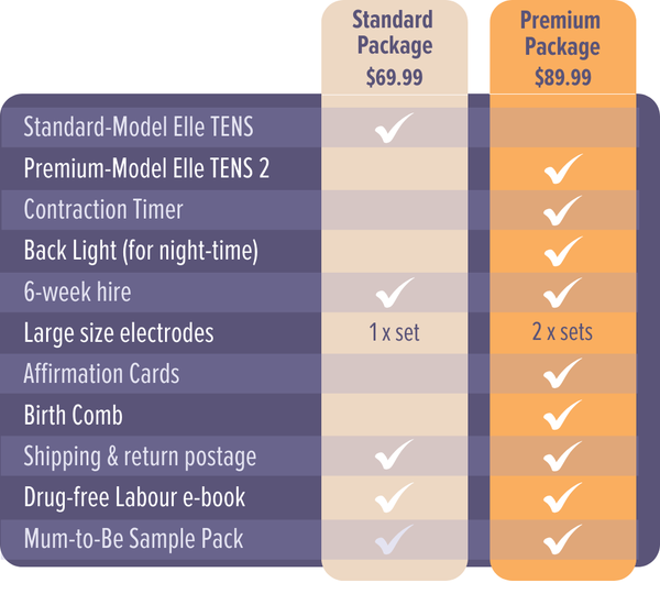 TENS Hire Standard Package