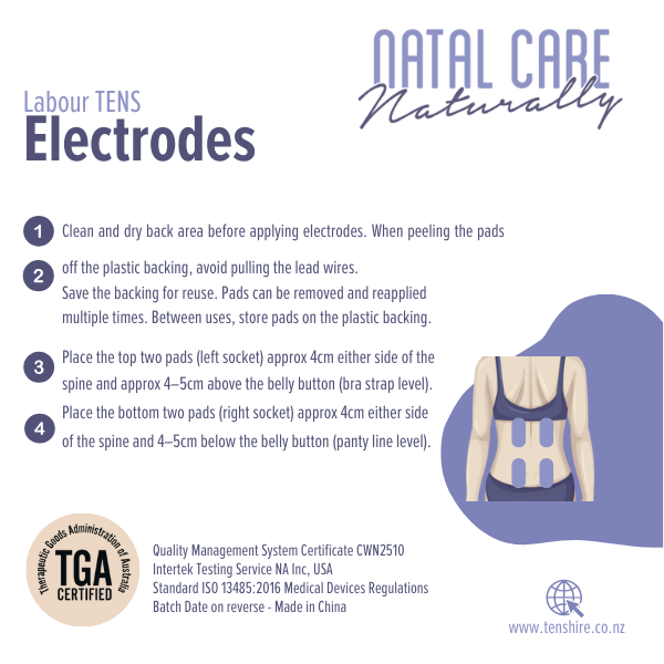 Electrodes for TENS machine