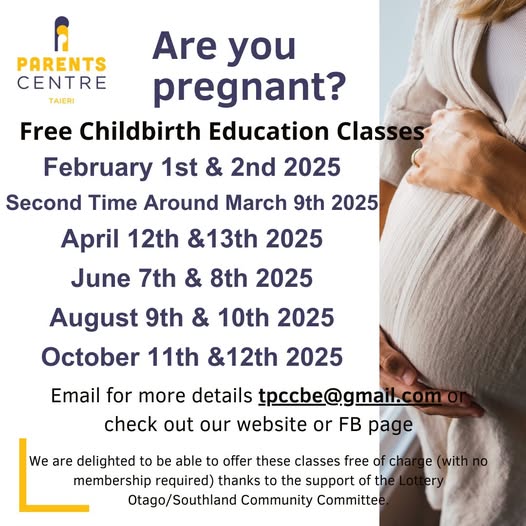 Taieri Parents Centre Childbirth Education Classes