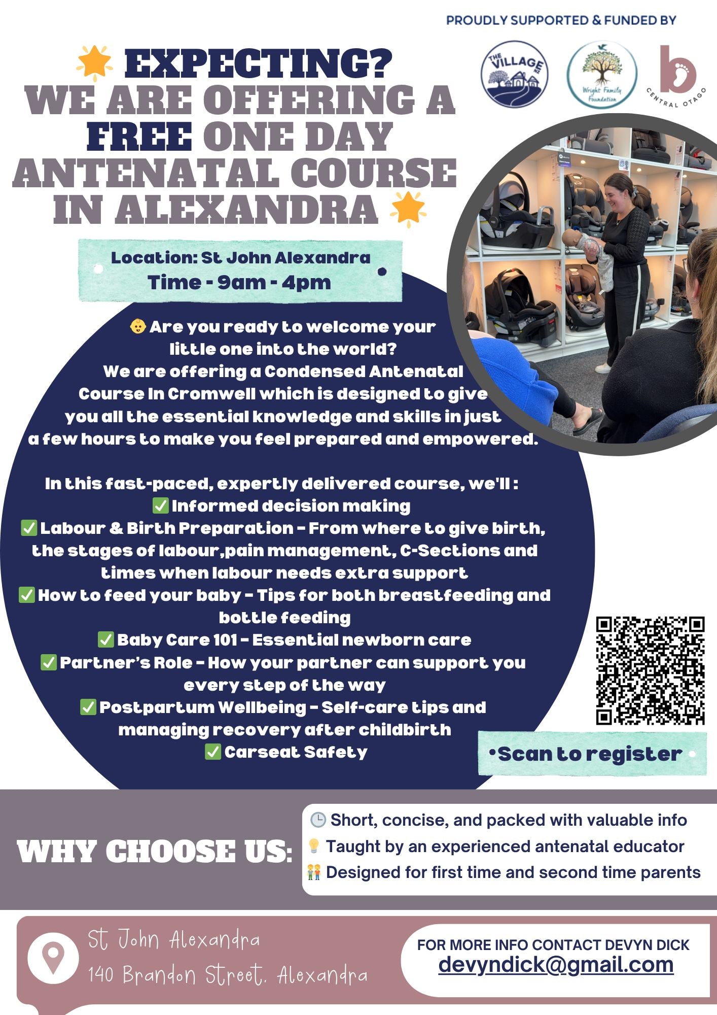 Antenatal Education with Devyn Dick